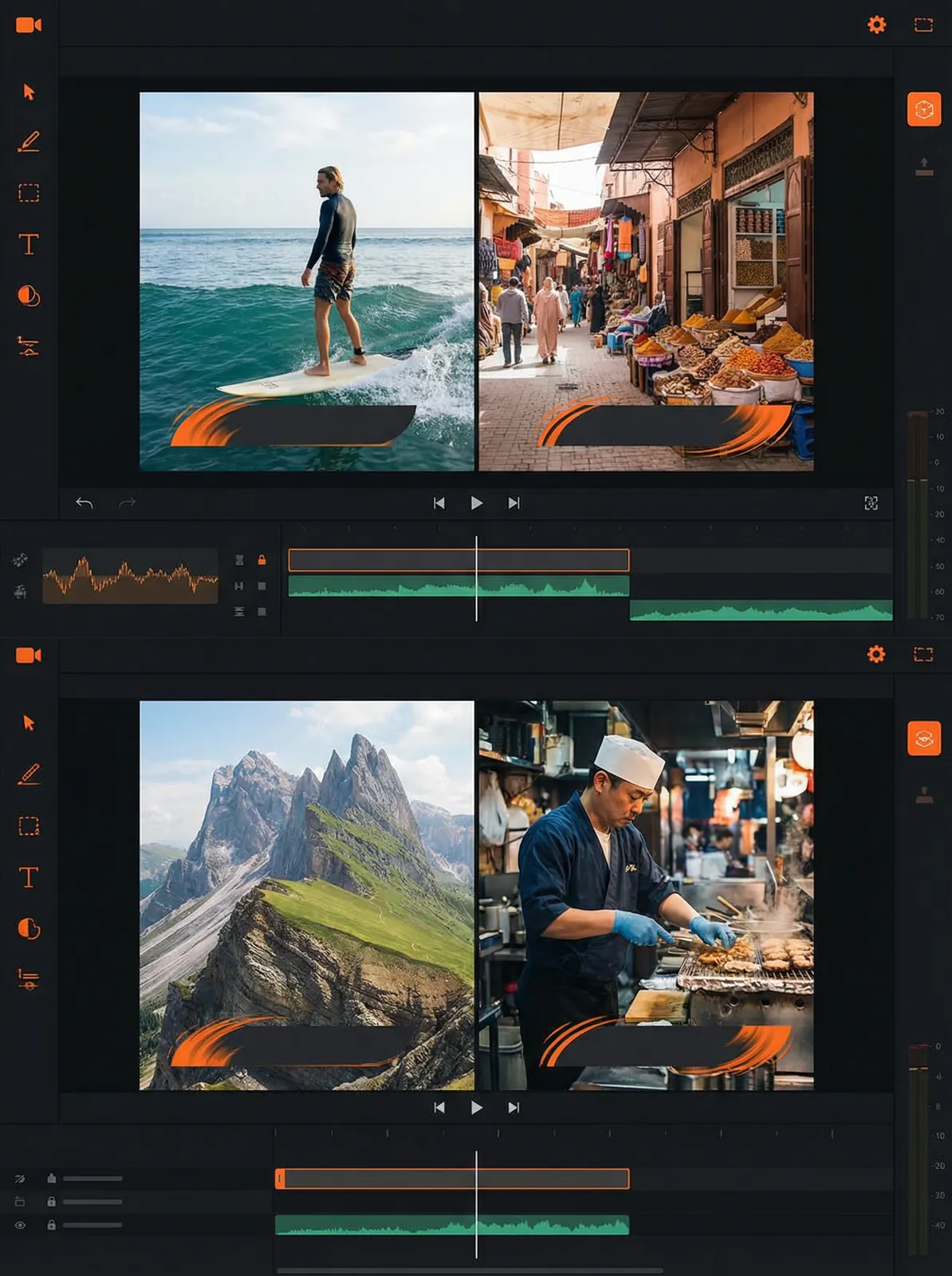 国产视频 Vlog开场模板设计